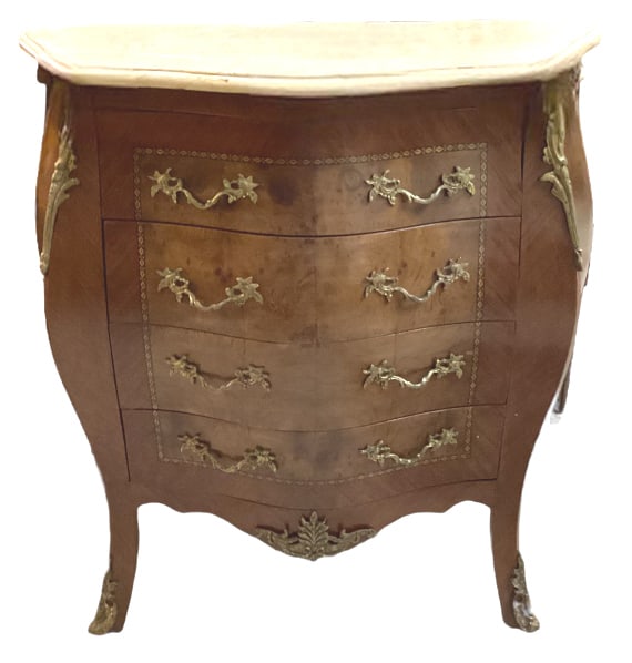 Marble Top Bombay Chest (1 of 5)