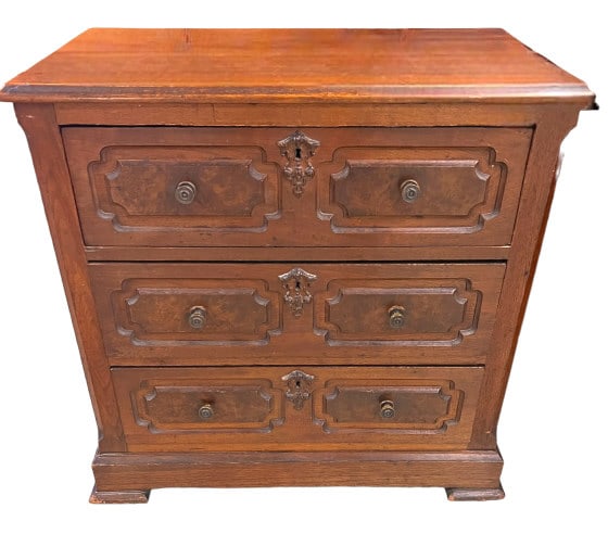 American Walnut Cottage Chest (1 of 4)