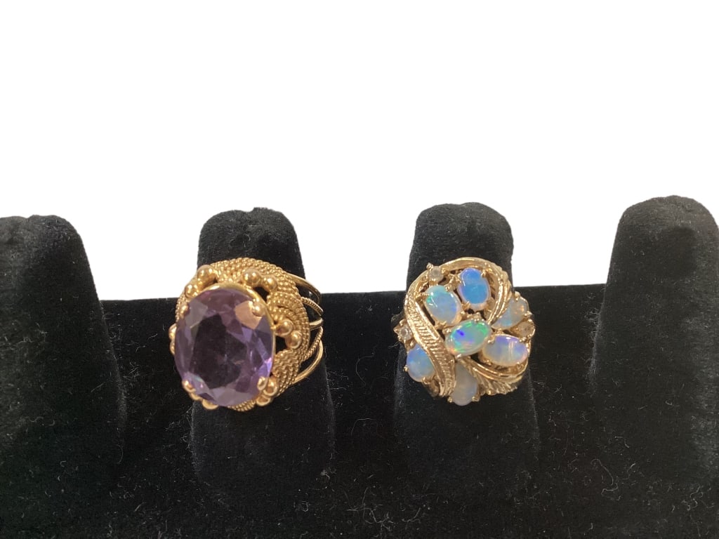 2 Ladies Jemstone Rings (1 of 5)