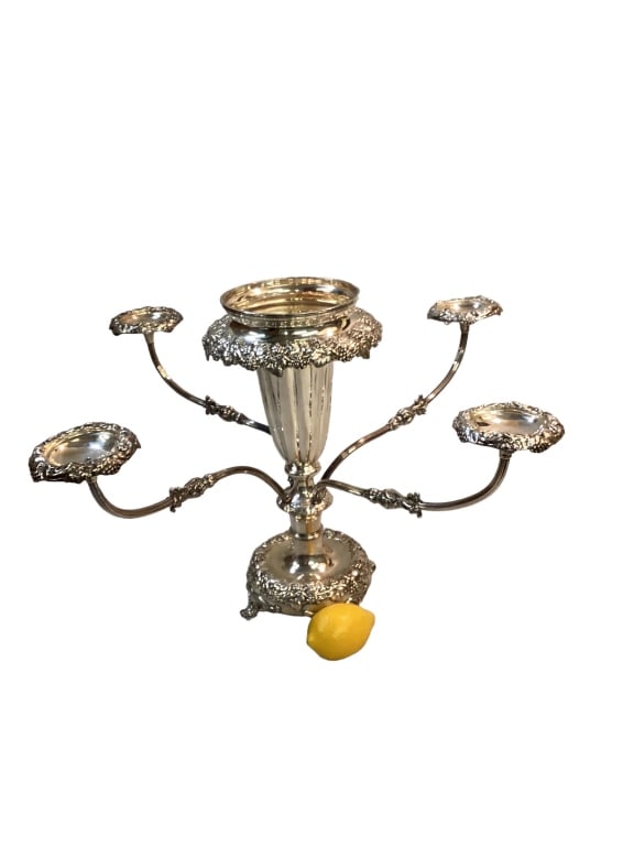 Formal Silver Plated Epergne (1 of 4)