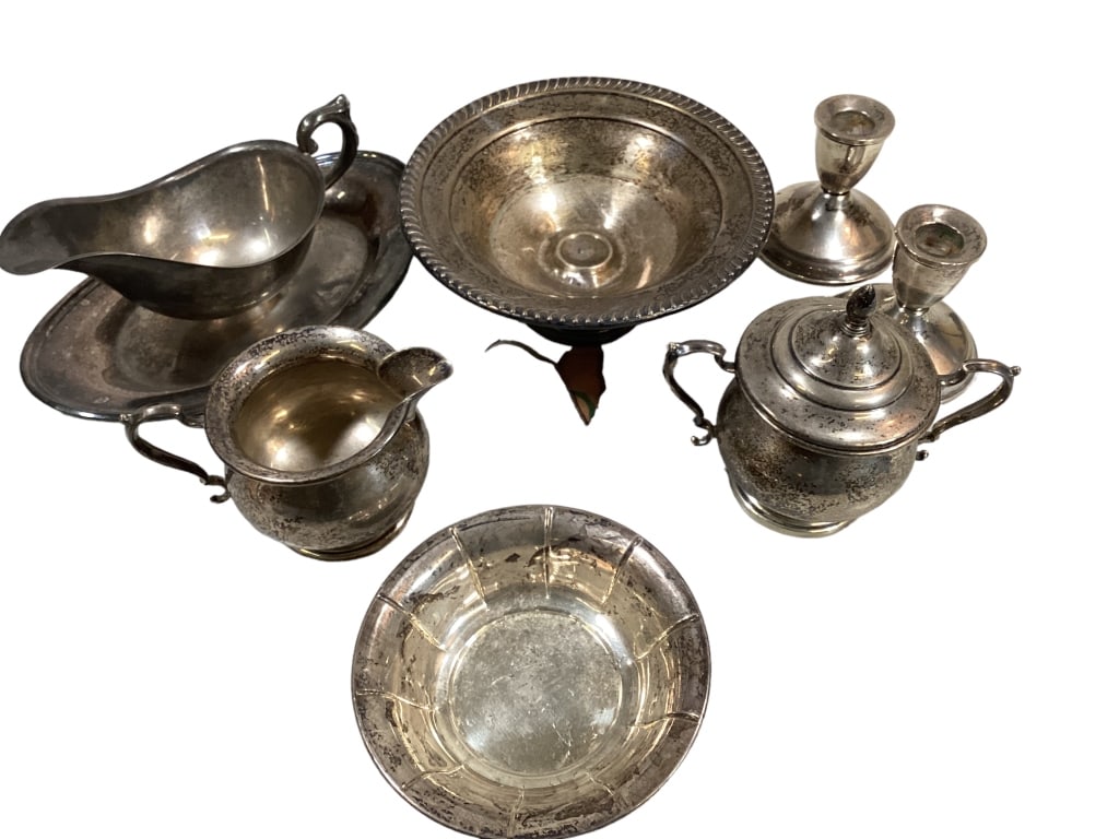 Sterling, Weighted and Silver Plate (1 of 5)