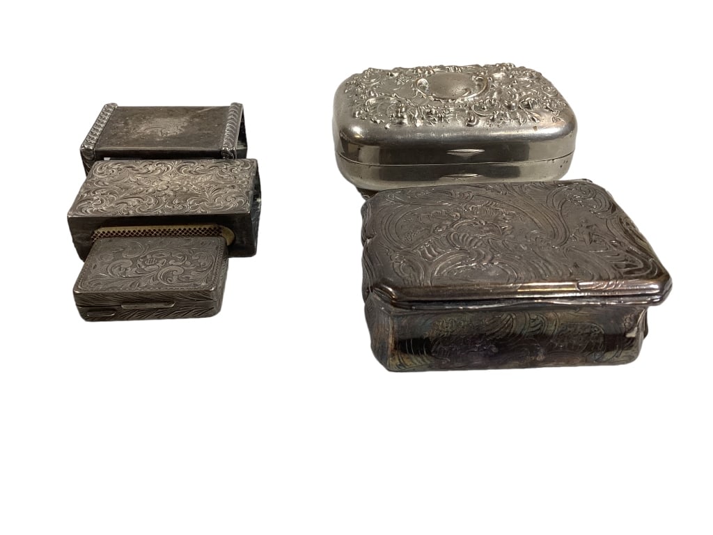 Mixed Sterling Boxes, Match Covers (1 of 6)