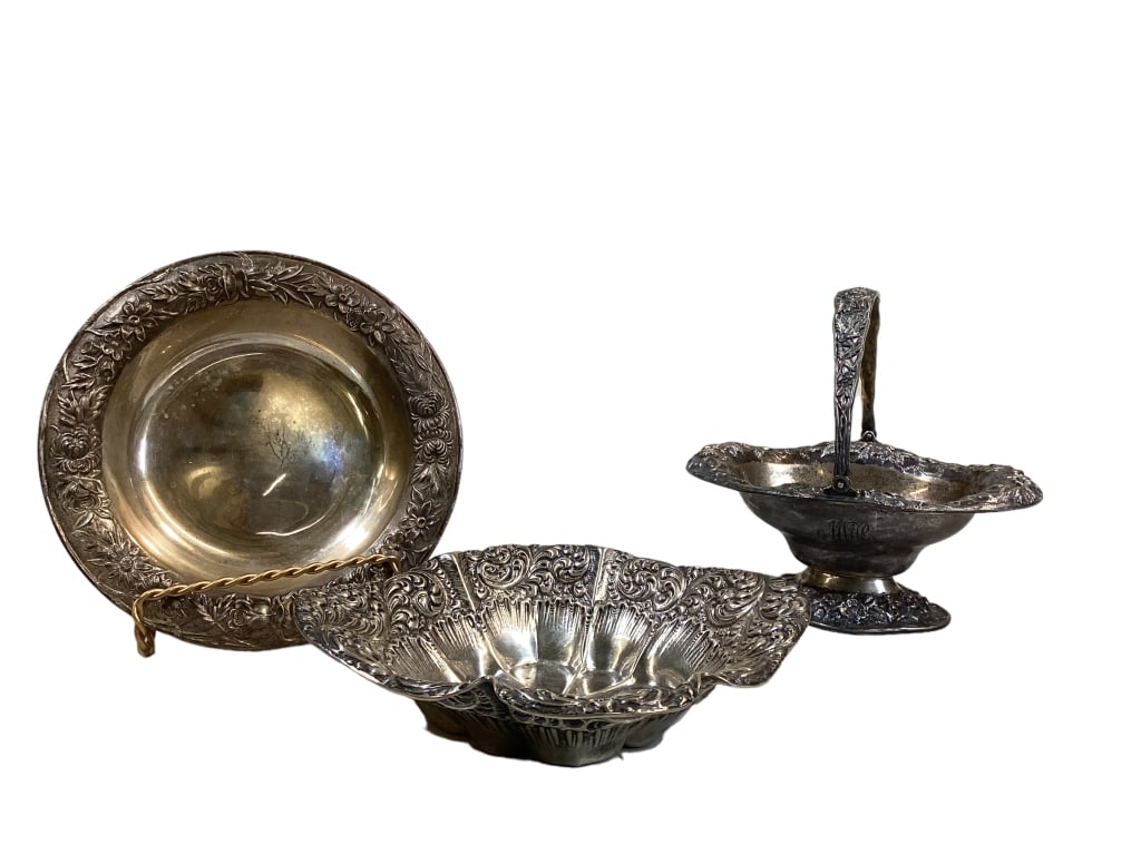 Three Sterling  Silver Table Articles (1 of 5)