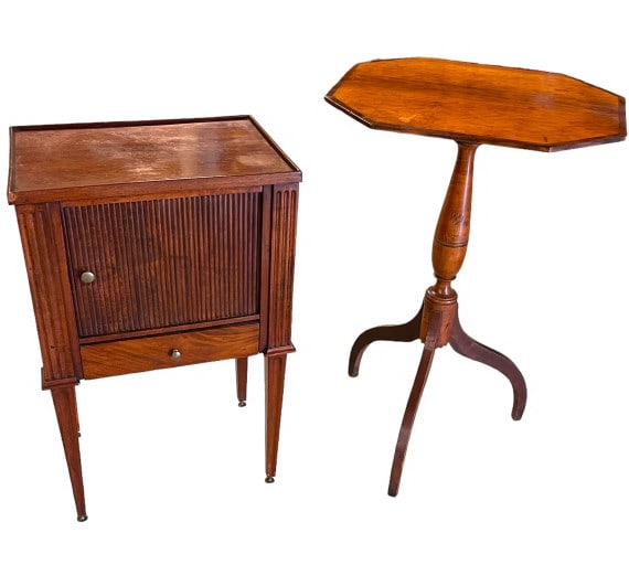 Cherry Candle Stand & Telephone Stand (1 of 5)