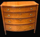 Sheraton Bow Front Chest