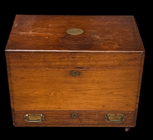 English Mahogany Silver Chest (1 of 5)