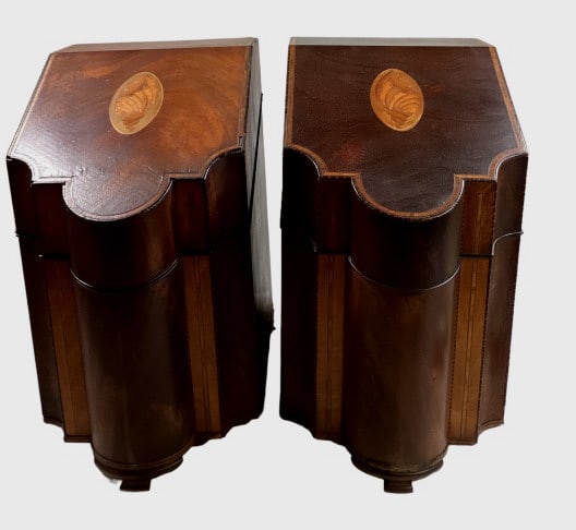 Pair George III Knife Boxes (1 of 7)