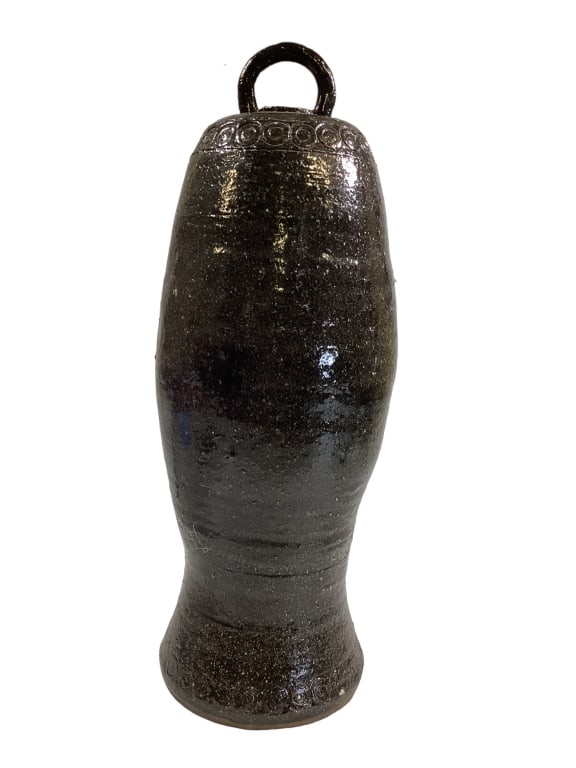 Unusual  Pottery Grave Marker (1 of 5)