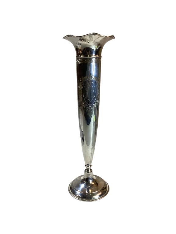 Sterling Silver Trumpet Vase (1 of 4)