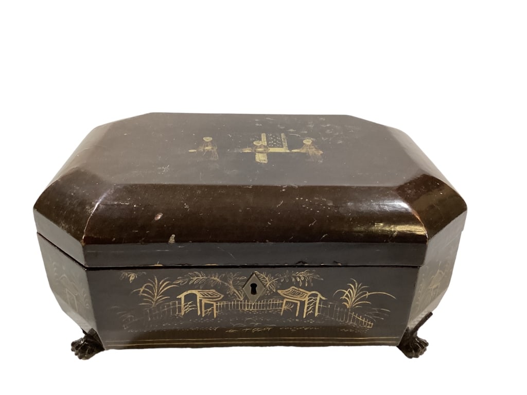 Lacquer Asian Table Box (1 of 5)