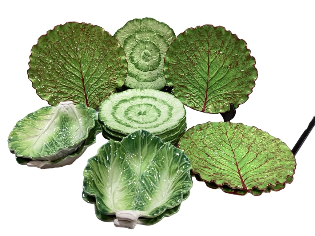 13 Pieces Cabbage Leaf Table Ware (1 of 5)