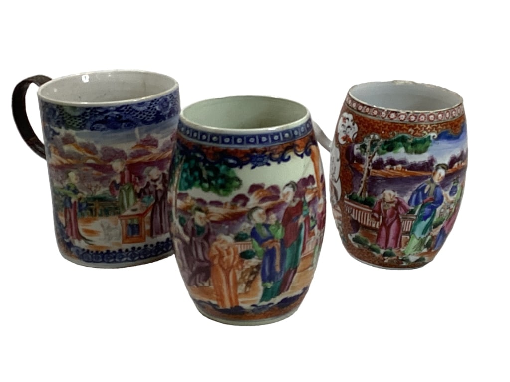 Three Pieces  Famille Porcelain (1 of 7)