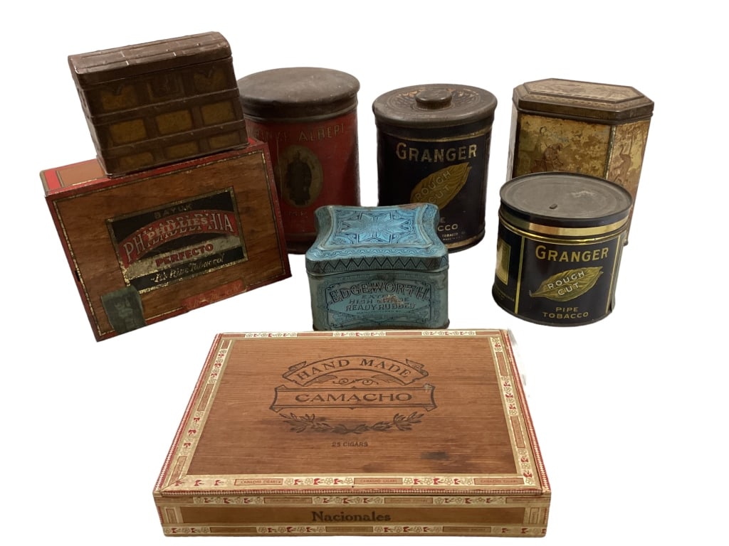 8 Advertising Tins, Boxes (1 of 7)