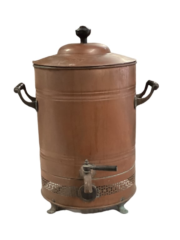 Vintage Copper Railway Water Dispenser (1 of 4)