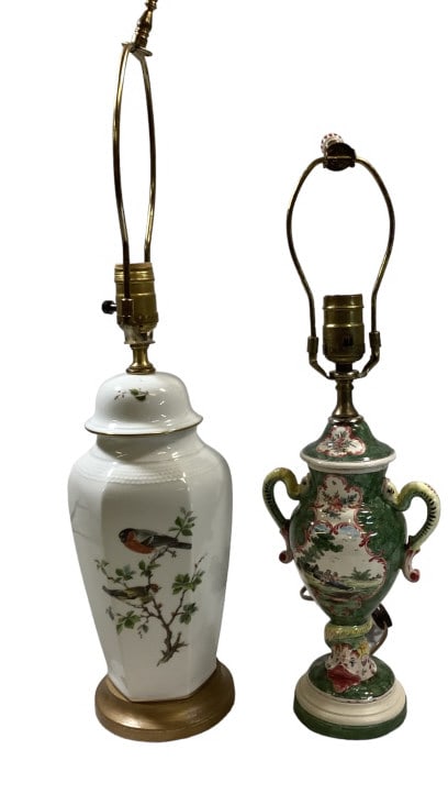 2 Porcelain Table Lamps (1 of 5)