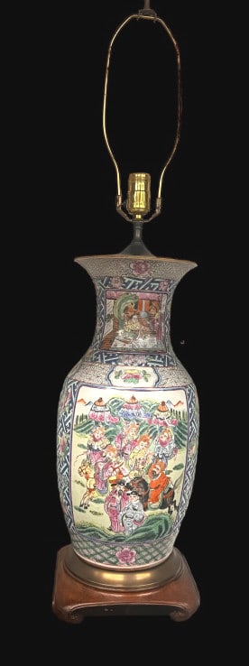 Famille Rose Lamp (1 of 4)