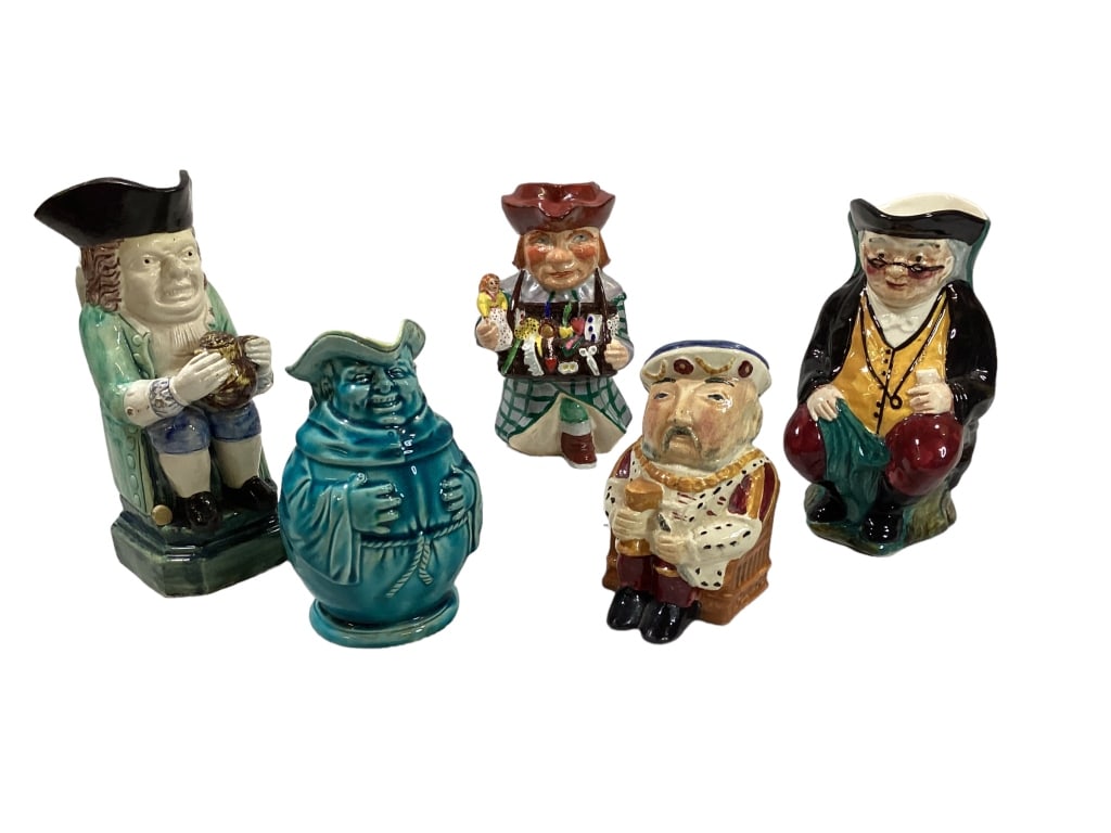Five Toby Character Jugs (1 of 6)
