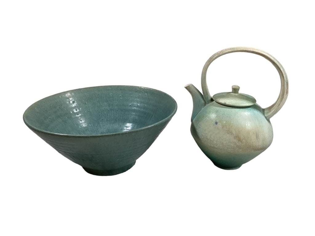 Two Seagrove  Style Pottery Objects (1 of 6)