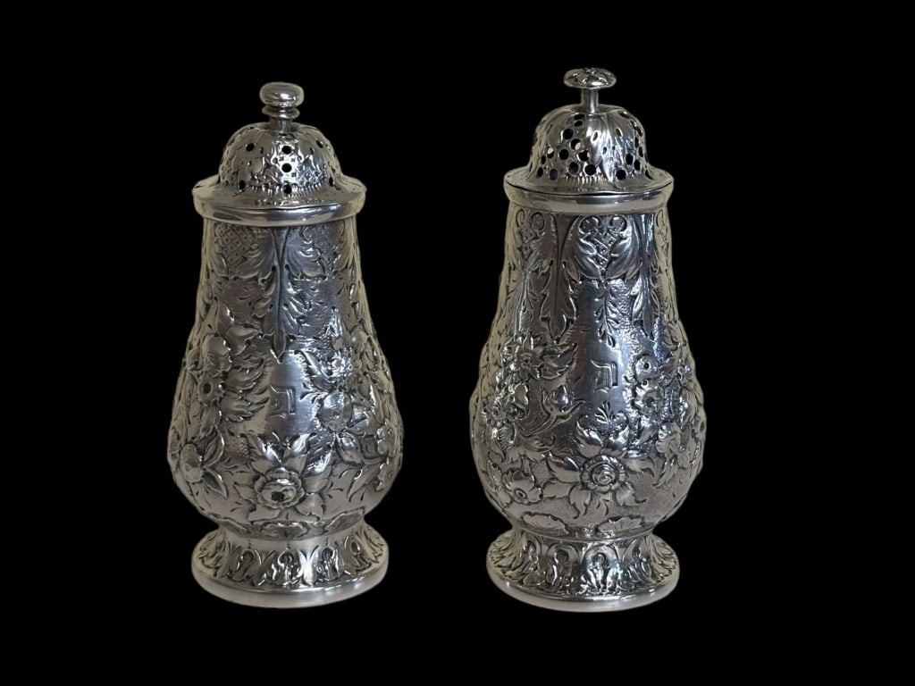 Kirk Repousse Sterling Salt & Pepper Shakers (1 of 5)