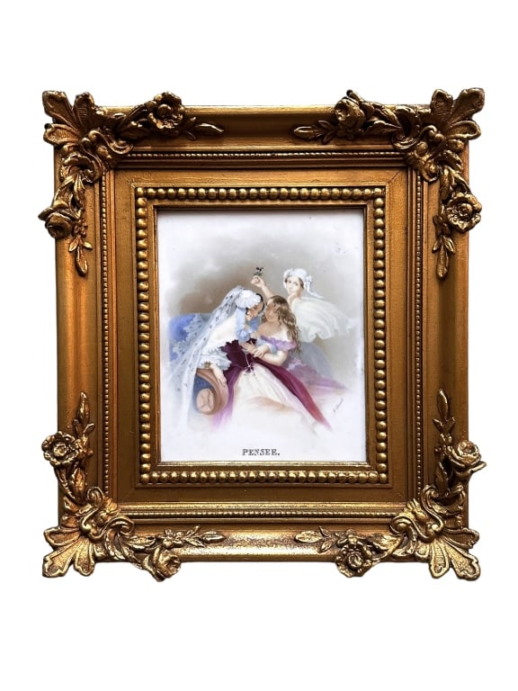 Hand Painted Porcelain Plaque (1 of 6)
