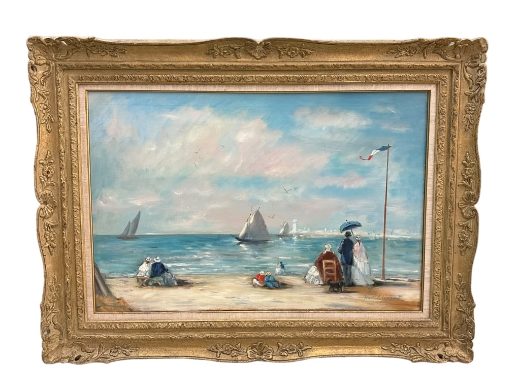 French Beach Scene, Jean P. Guyon (1 of 6)