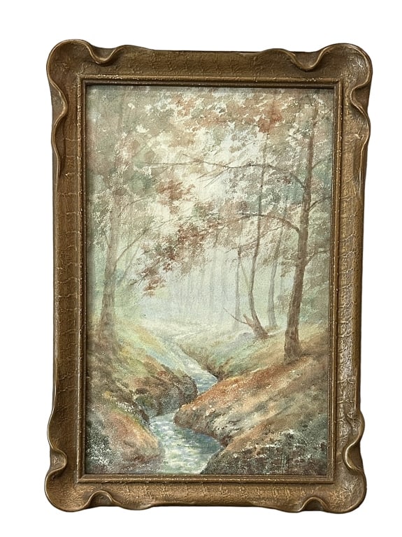 Misty Forest Landscape, John Marion Crook (1 of 6)