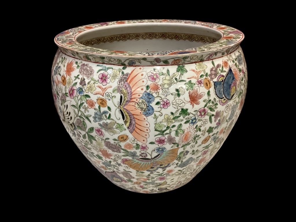 Porcelain Fish Bowl Planter (1 of 5)