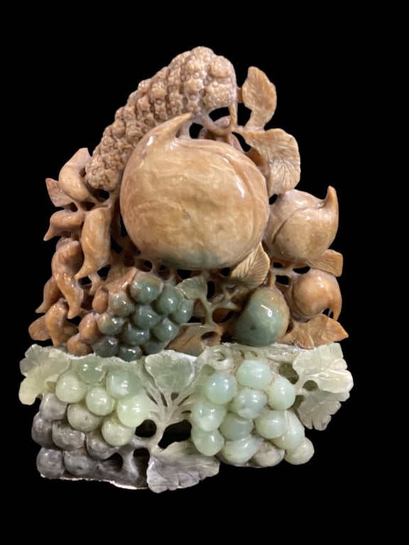 Oriental Jade Fruit Sculpture (1 of 5)