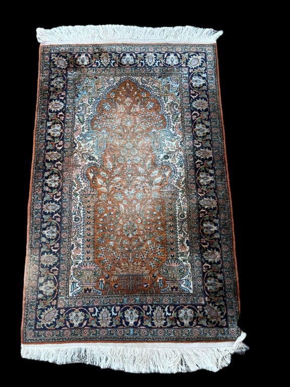 Semi Antique Kashan Prayer Rug (1 of 5)