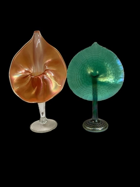 Two Hand Blown Art Glass Vases (1 of 7)