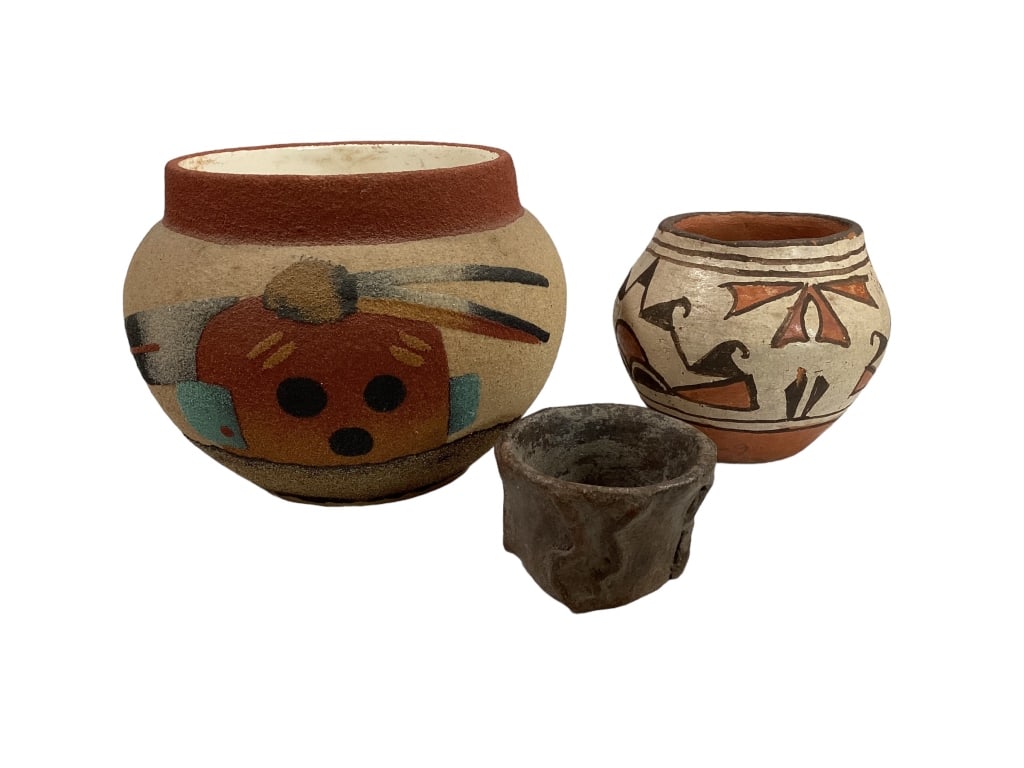 Three Pieces Native AmericnnPottery (1 of 7)