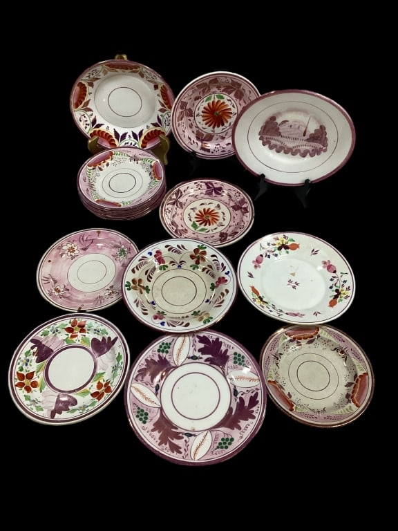 Collection of Pink Lusterware (1 of 7)