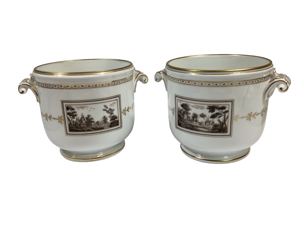 Pair Richard Ginori Cachepots (1 of 5)