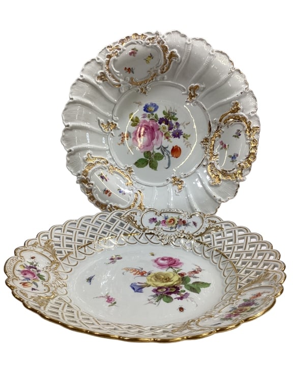 Two Meissen Porcelain Plates (1 of 5)