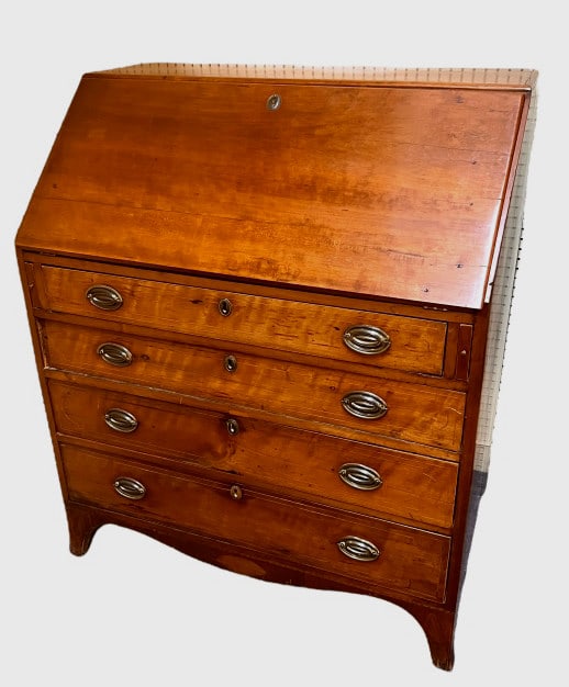 Inlaid Hepplewhite Fall Front Desk (1 of 6)