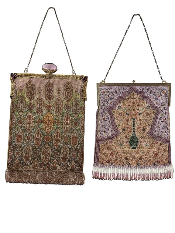 2 Beautiful Art Deco Micro Beaded Bags (1 of 7)