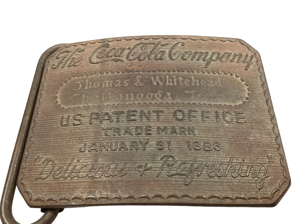 Tiffany Studio Coca Cola Belt Buckle (1 of 5)
