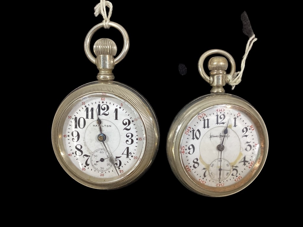 2 Open Face Pocket Watches (1 of 7)