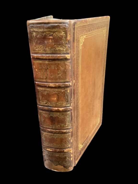 The Life of Erasmus: 1726, by Samuel Knight, published Cambridge, rebound old leather..with additional plates, fold out..
