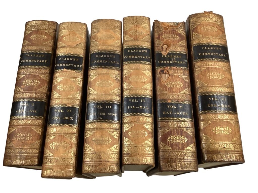Six Volumes Clarks Commentary of Bible (1 of 5)