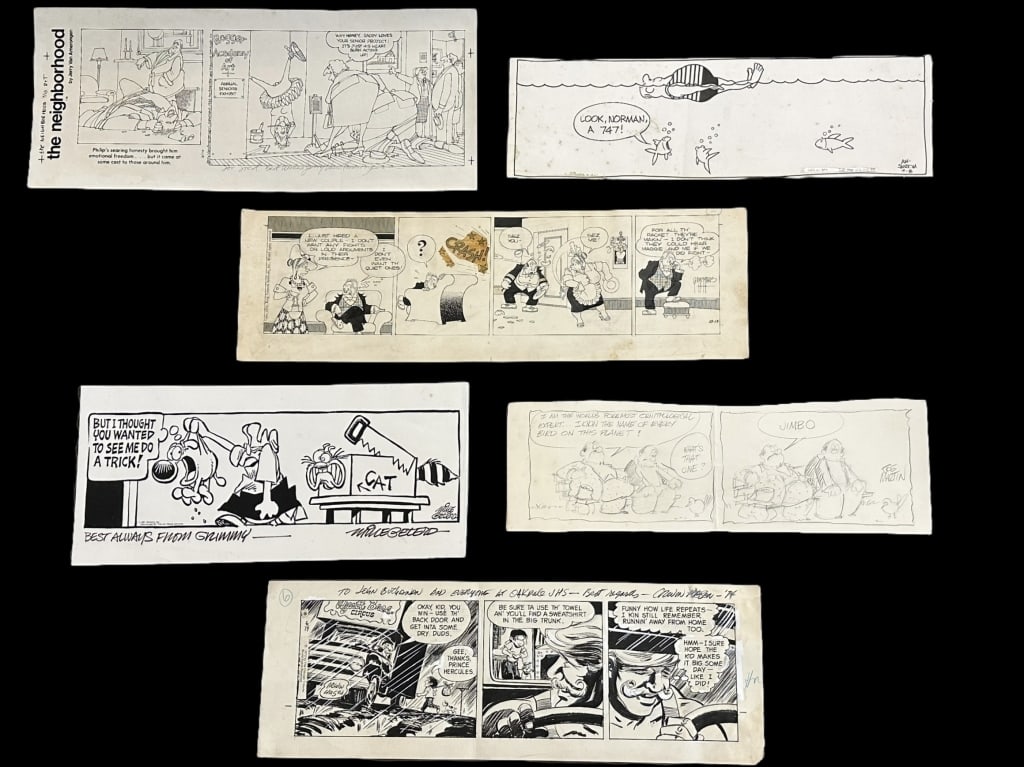 Assorted Original Daily Comic Strip Art (1 of 8)