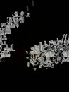 Classical Crystal and Brass Chandelier
