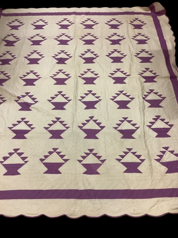 Flower Basket Country Quilt (1 of 3)