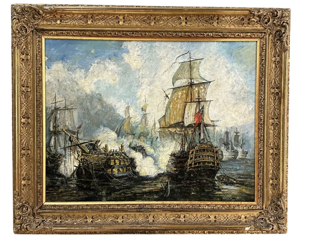 Galleon Warships at Battle (1 of 5)