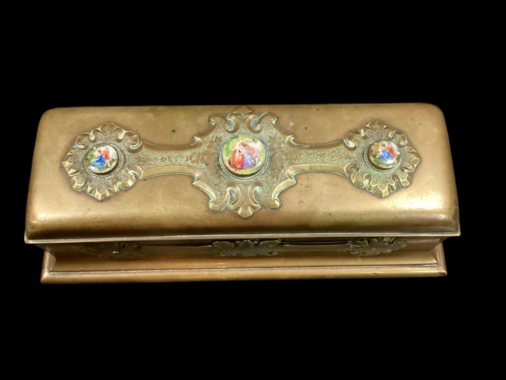 Gilded Bronze Casket Box (1 of 5)