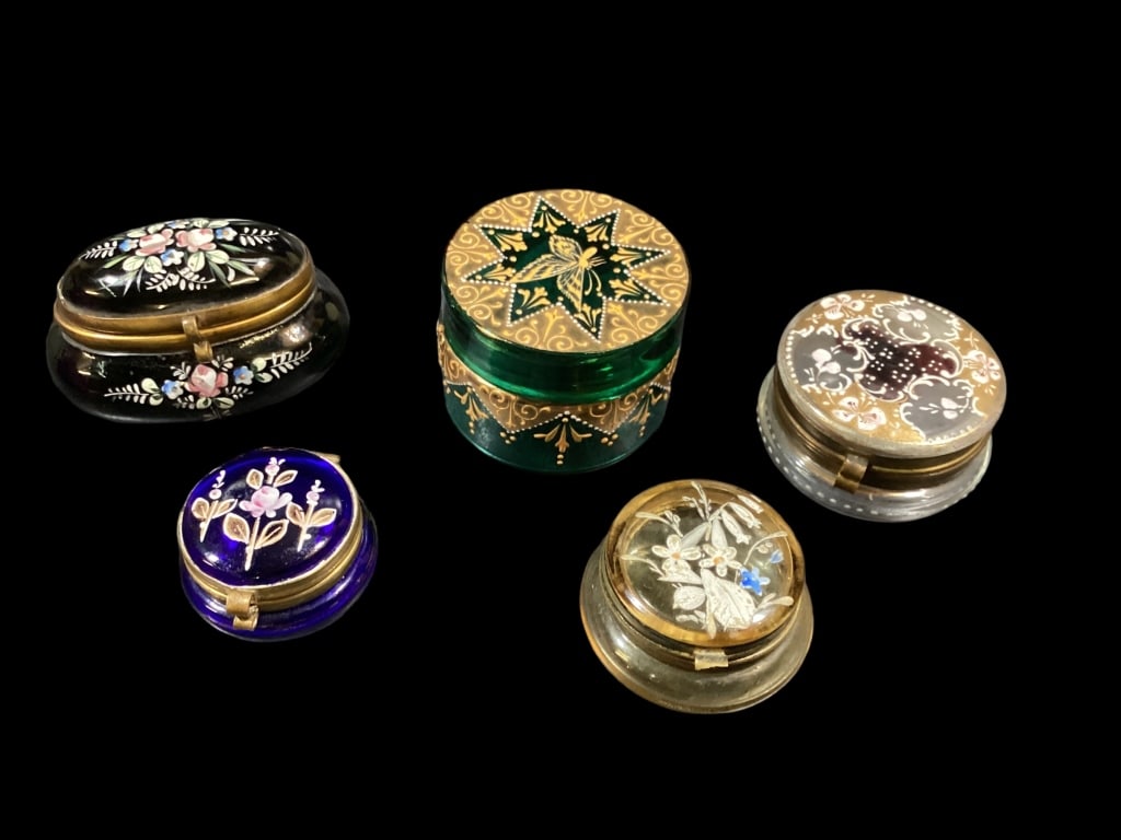 Collection of Bohemian Vanity Boxes (1 of 6)