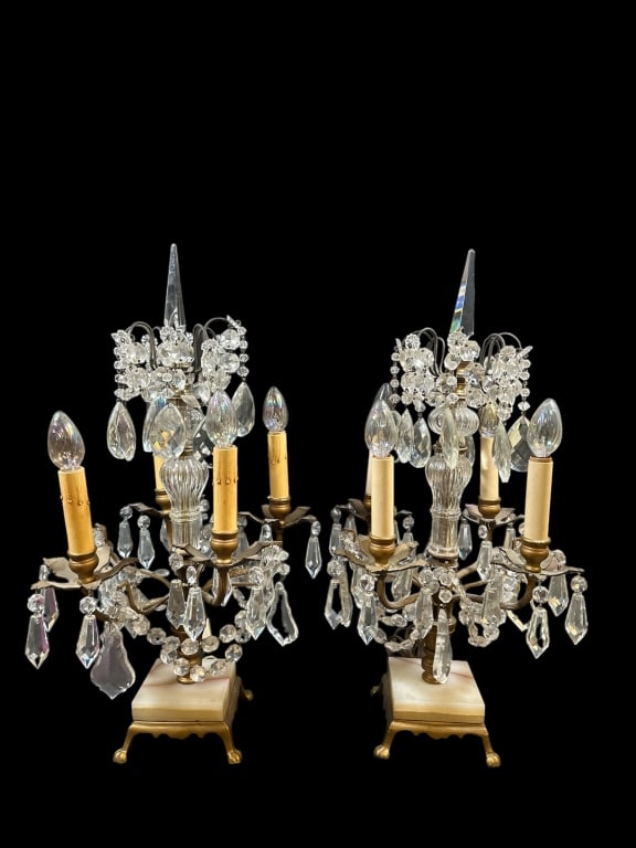 Pair of Antique Louis XVI Style Candelabra (1 of 5)