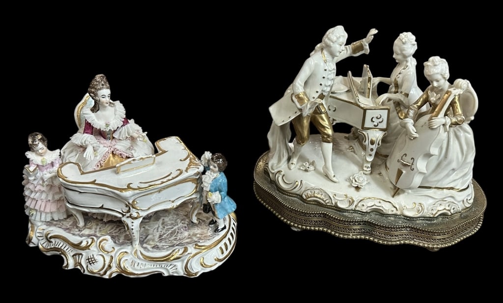 2 Dresden Style Figural Groupings (1 of 7)