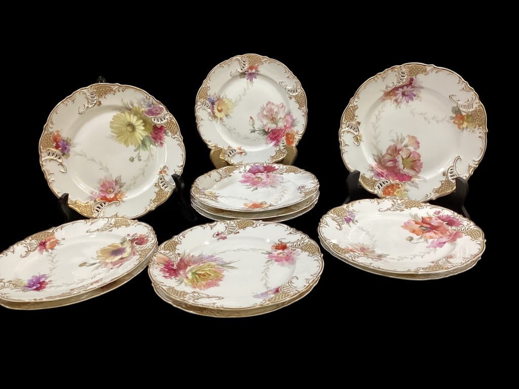 Antique Nymphenburg Porcelain Cabinet Plates (1 of 6)