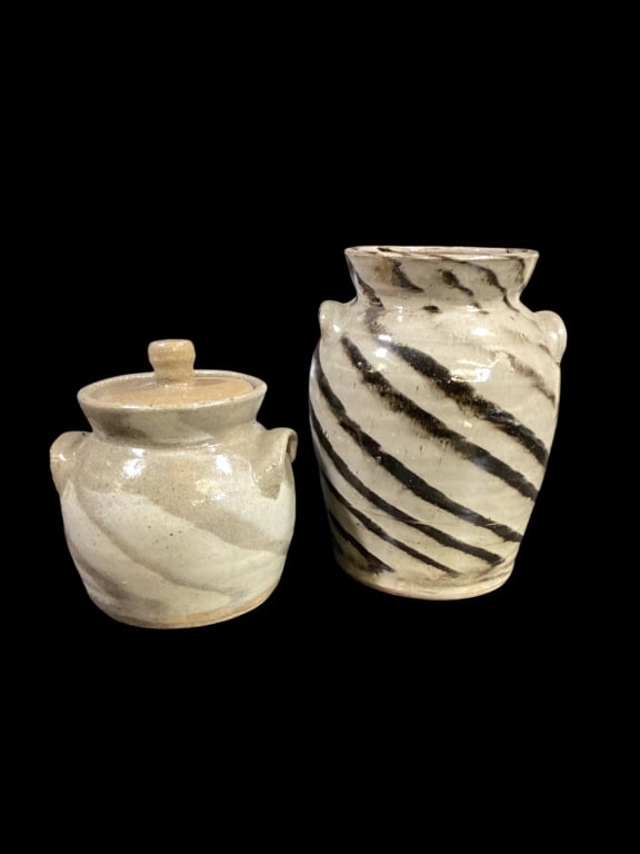 Two Burlon Craig Swirl Pottery Articles (1 of 5)